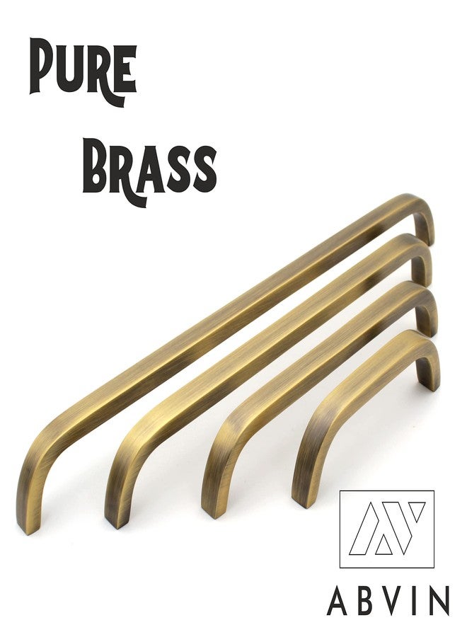 ABVIN Premium Thin Solid Brass Bar Handles, Modern Gold Cabinet Hardware, Furniture Pulls for Doors, Cabinets, Cupboards & Drawers (6.7 Inch) - Image 3
